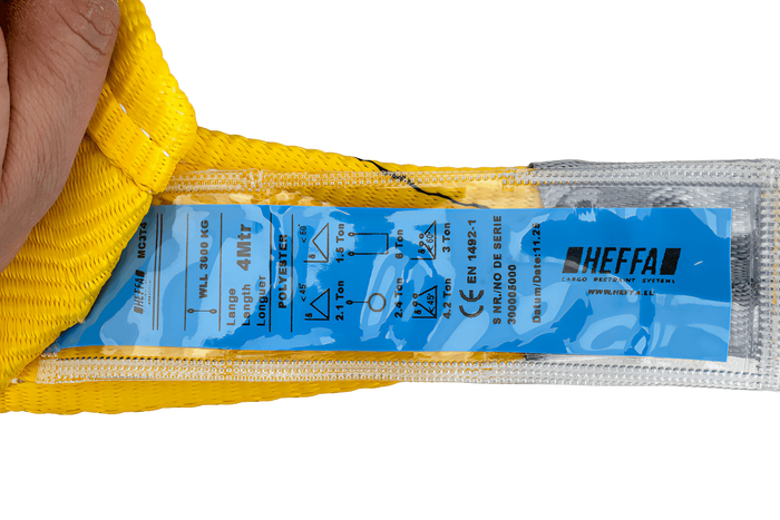 HEFFA γερανός άρμοσης 4m/90mm/3t με θηλιές