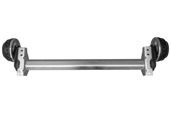 AL-KO COMPACT άξονας φρένων για ρυμουλκούμενο / ρυμουλκούμενο 1350kg 1100mm 1500mm 5x112