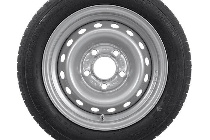 Ενισχυμένος τροχός για τρέιλερ TIRE KENDA 195/50 R13C 104/102N RIM KENDA 6Jx13"H2 5x112 ET:30