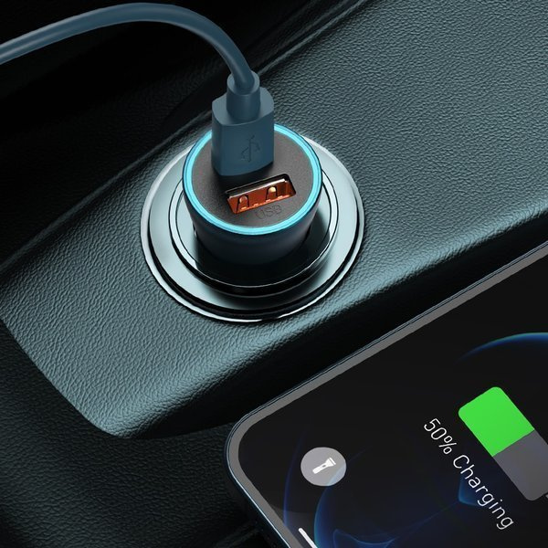 Σετ φορτιστή αυτοκινήτου BASEUS Golden Pro 2xUSB 40W + Καλώδιο USB