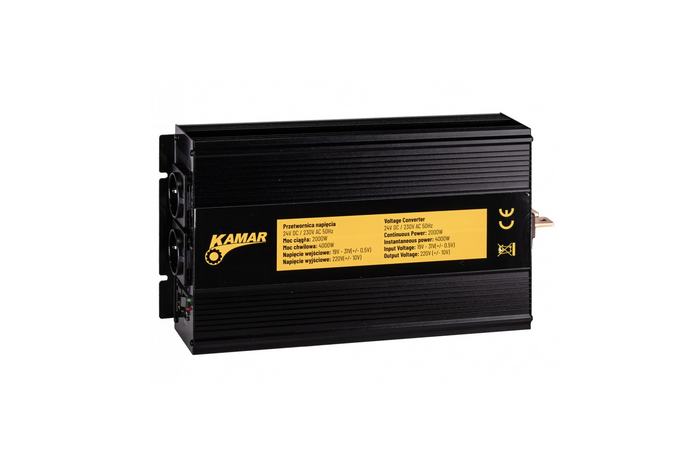 Μετατροπέας τάσης 24V/230V (2000/4000W) KAMAR E1931