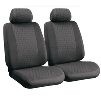 Σετ καλυμμάτων καθισμάτων αυτοκινήτου LAMPA Glamur ανθρακί, για τα μπροστινά καθίσματα