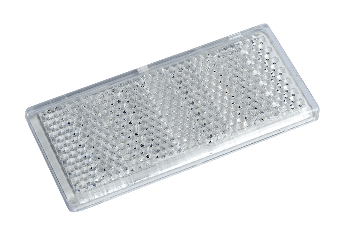 Λευκός ανακλαστήρας 76x34 mm με αυτοκόλλητη ταινία