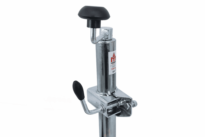 Τροχός τζόκεϊ με σφιγκτήρα UNITRAILER 150kg 48mm 505-730mm