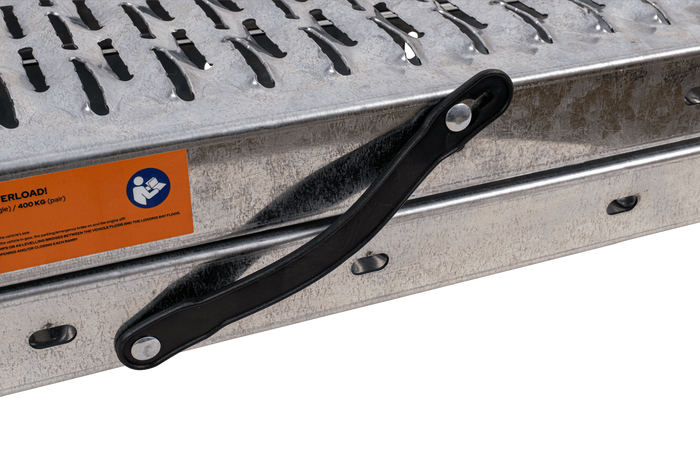 UNITRAILER ALR004B πτυσσόμενη ράμπα χάλυβα drive-on για ρυμουλκούμενο 190cm 200kg