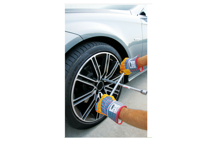 Γάντια εργαστηρίου LAMPA Shammy, δερμάτινα γάντια, μέγεθος 9