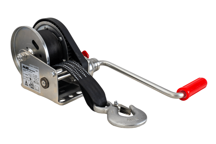 Βαρούλκο, βαρούλκο χειρός για ρυμουλκούμενο φορτηγό AL-KO 450kg με ιμάντα 6m, φρένο και αυτόματο ξετύλιγμα