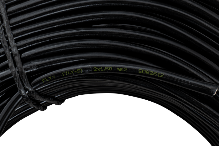 Ηλεκτρικό καλώδιο HYBSZ YLY-S 2x1.5 διπύρηνο - 1μ