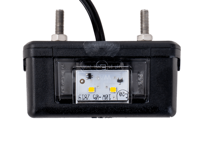 Φως πινακίδας κυκλοφορίας LED WAŚ W52 με καλώδιο 0,2 μέτρων