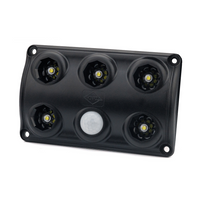 HORPOL LWD2156/CZ LED 900lm μαύρο εσωτερικό φωτιστικό αυτοκινήτου με αισθητήρα κίνησης