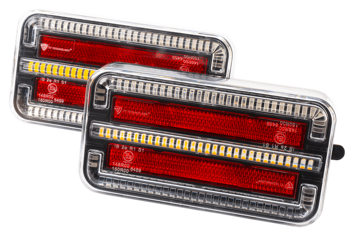 Τεχνολογία TT TT.12028B πίσω φώτα LED 3 λειτουργιών αριστερά + δεξιά, ασύρματο, μαγνητικό