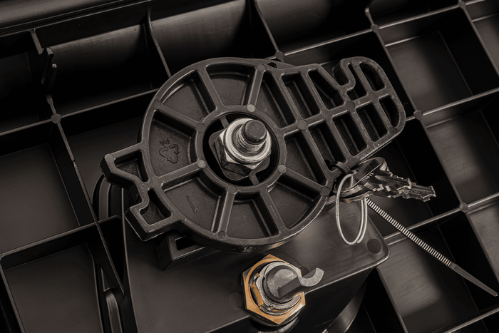 DAKEN 81104 JUST εργαλειοθήκη 600x415x460mm 70l με βραχίονες στήριξης