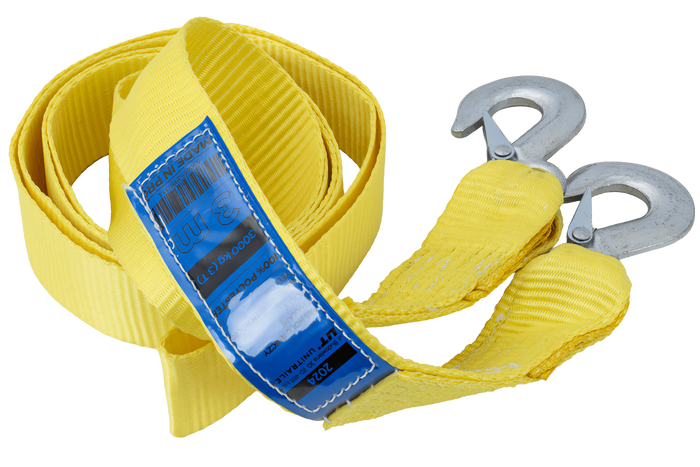 Σχοινί ρυμούλκησης με γάντζους Ιμάντας ρυμούλκησης UNITRAILER 3m/50mm/3t κίτρινο
