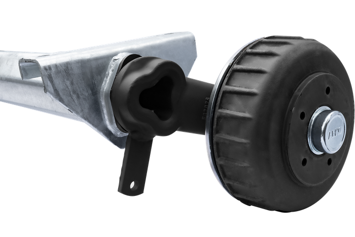 AL-KO COMPACT άξονας φρένων για ρυμουλκούμενο / ρυμουλκούμενο 1800kg 1535mm 2035mm 5x112