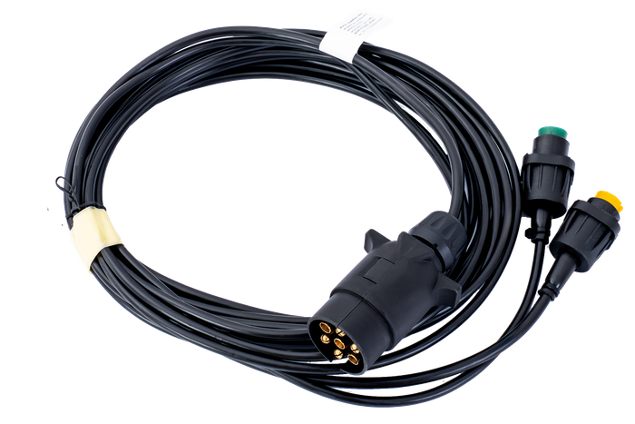 Ηλεκτρική εγκατάσταση MANTES, καλωδίωση ρυμούλκησης 4m, φις 7 επαφών, ξιφολόγχες 2x5 επαφών