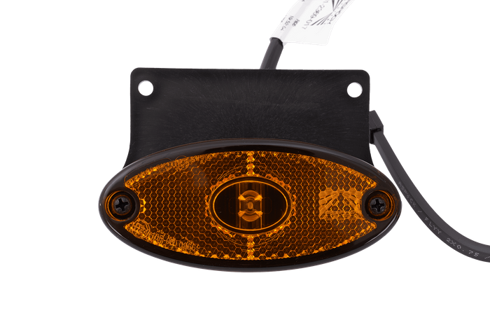 Σετ δύο λαμπτήρων LED ASPÖCK FLATPOINT II, πορτοκαλί, γενικής χρήσης, με βραχίονα