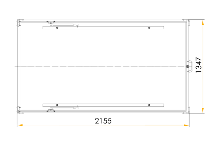 UNITRAILER GARDEN TRAILER 201 KIPP κάλυμμα τρέιλερ με κυλίνδρους / κλειδαριά με κλειδί