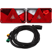 Πίσω φώτα ASPÖCK MULTIPOINT V + πλεξούδα MANTES 7m 7-PIN