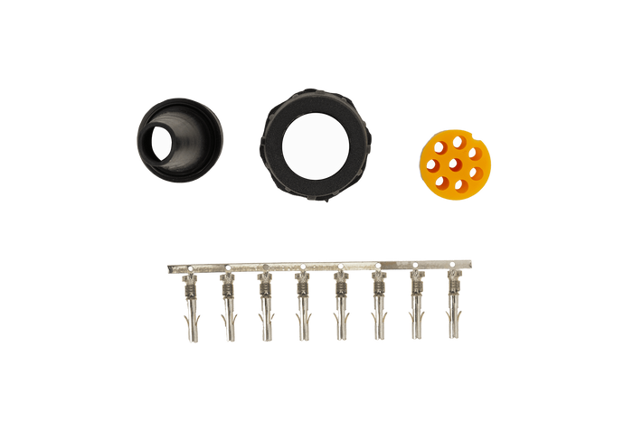 MANTES 8-PIN κίτρινη υποδοχή μπαγιονέτ, αριστερά