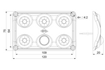 HORPOL LWD2156 LED εσωτερικό φωτιστικό αυτοκινήτου 900lm με αισθητήρα κίνησης