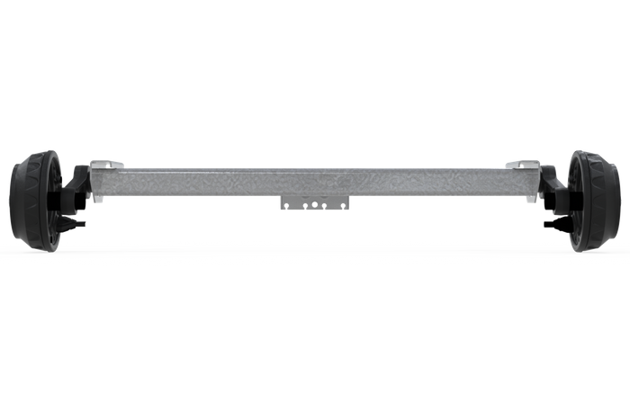 KNOTT VGB18MV άξονας φρένων για ρυμουλκούμενο / ρυμουλκούμενο 1800kg 1600mm 2070mm 5x112