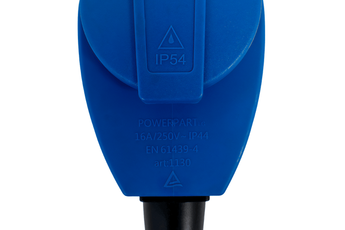 MANTES 2P+T γωνιακό βύσμα CEE με πρόσθετη πρίζα 16A 230V