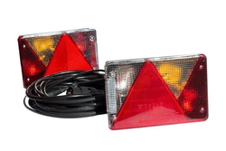 Πίσω φώτα ASPÖCK + καλωδίωση MANTES 4m 7PIN
