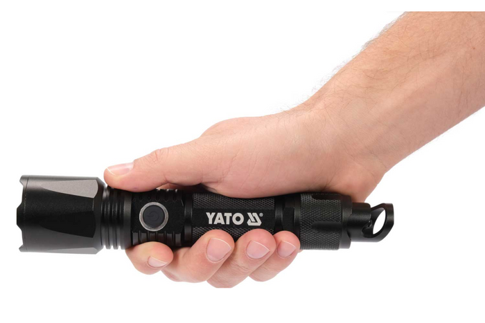 YATO YT-085609 Πολυλειτουργικός φακός LED 900lm, power bank, ανοιχτήρι μπουκαλιών, σφυρί έκτακτης ανάγκης