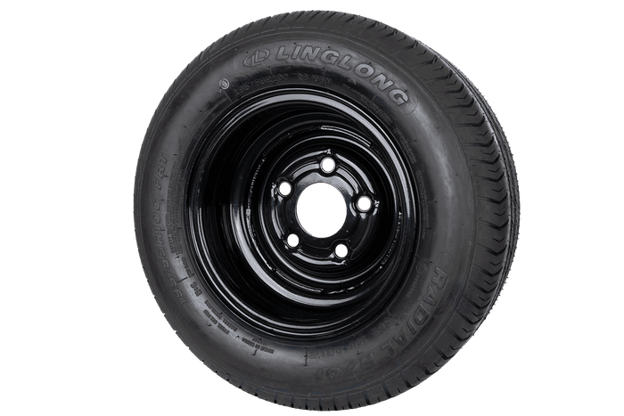 Ενισχυμένος τροχός για τρέιλερ LINGLONG TIRE 195/55 R10C 98/96N UNITRAILER RIM μαύρο 6Jx10" H2 5x112 ET:-4