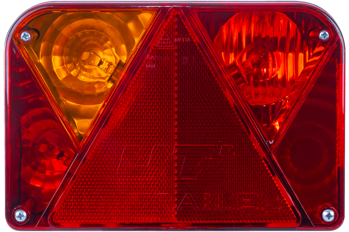 Πίσω φώτα DOBPLAST DPT35 + καλωδίωση MANTES 4m 13pin