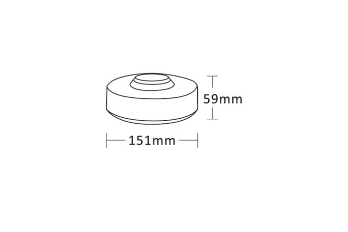 Προειδοποιητική λάμπα LED KAMAR UFO2 ALR0077 που αναβοσβήνει