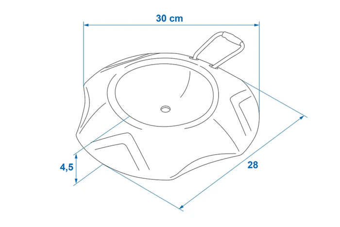 Σφήνα ασφαλείας τροχού jockey ProPlus 341355
