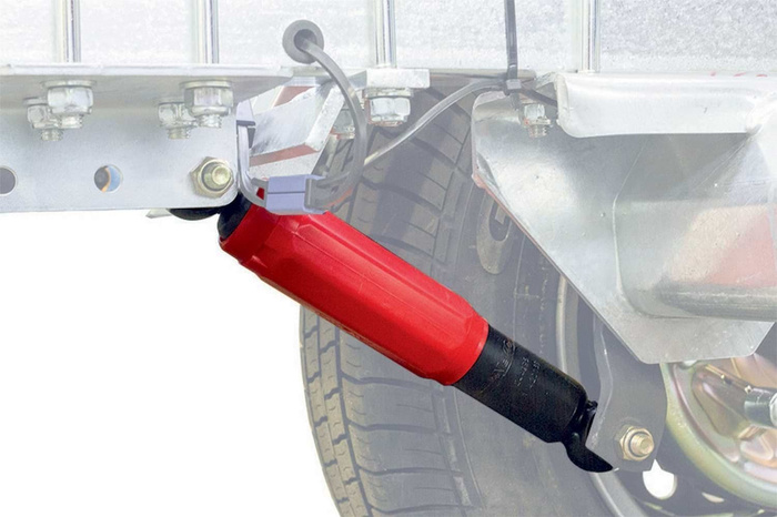 Σετ: Αμορτισέρ με δύο άξονα τρέιλερ AL-KO Octagon 1800 - 3500 kg κόκκινο