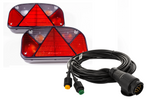 Πίσω φώτα ASPÖCK + πλεξούδα MANTES 7m 13-PIN
