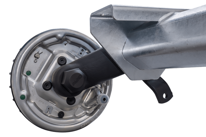 AL-KO EURO άξονας φρένων για ρυμουλκούμενο σκάφους 1800kg 1845/1955mm 2430mm 5x112