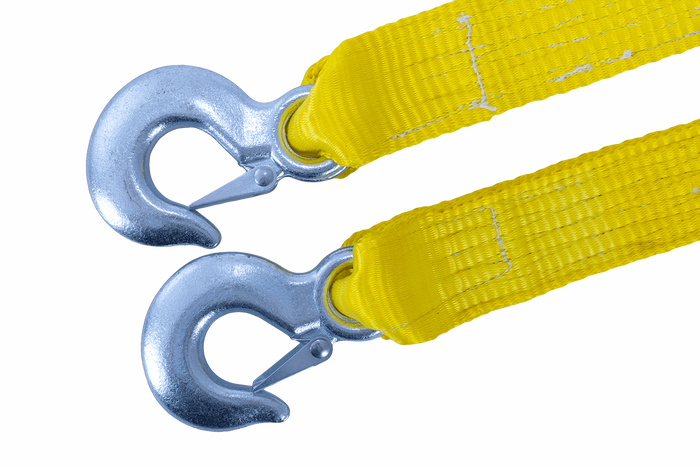 Σχοινί ρυμούλκησης με γάντζους Ιμάντας ρυμούλκησης UNITRAILER 5m/50mm/6t κίτρινο