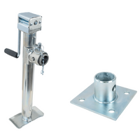 Πλήρες σετ ανυψωτικού στροφάλου TJ5002 + προσαρμογέας TJ5002A UNITRAILER για ρυμουλκούμενο 1300kg