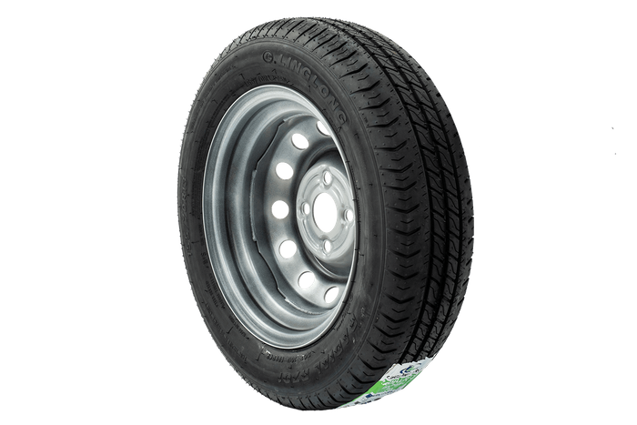 Σετ δύο τροχών για τρέιλερ LINGLONG TIRES 155/70 R13 75N UNITRAILER RIMS 4Jx13"H2 4x100 ET:30