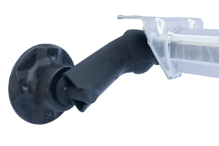 AL-KO OPTIMA άξονας χωρίς φρένο για ρυμουλκούμενο 750kg 1070mm 1380mm 4x100