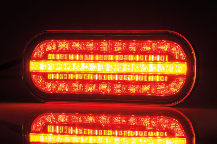 FRISTOM FT-320 LED πίσω φανός μπαγιονέτ, 3 γενικών λειτουργιών