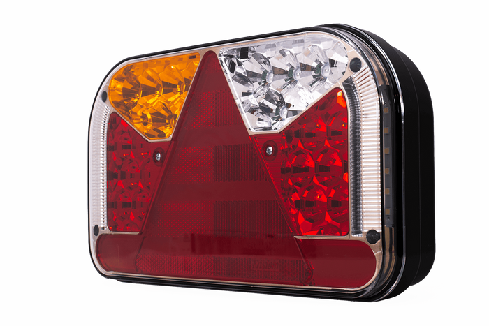 Πίσω φως FRISTOM FT-170 LED μπαγιονέτα 6 λειτουργιών αριστερά