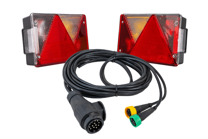 Πίσω φώτα ASPÖCK MULTIPOINT IV + πλεξούδα MANTES 4,1 m 13-PIN
