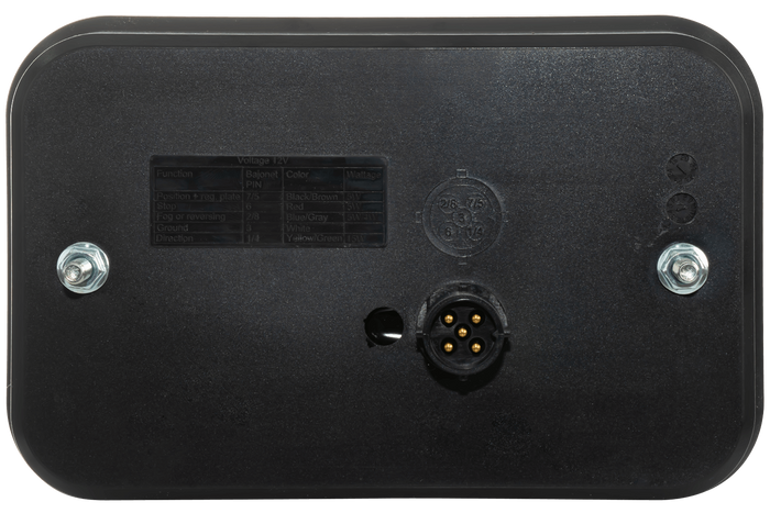 Σετ φώτων: Πίσω φώτα FRISTOM LED + πλευρικά φώτα σηματοδότησης LED HORPOL + καλωδίωση MANTES 5,2m 7PIN