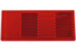 Κόκκινος ανακλαστήρας 90x40 mm με αυτοκόλλητη ταινία