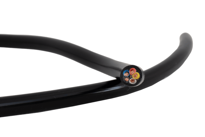 Ηλεκτρικό καλώδιο πέντε πυρήνων HYBSZ YLY-S 5X1.50 - 1m