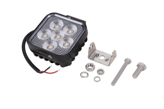 Λάμπα εργασίας LED ανακλαστήρας TT TECHNOLOGY BLACK TT.13324 24xLED 1920lm τετράγωνη