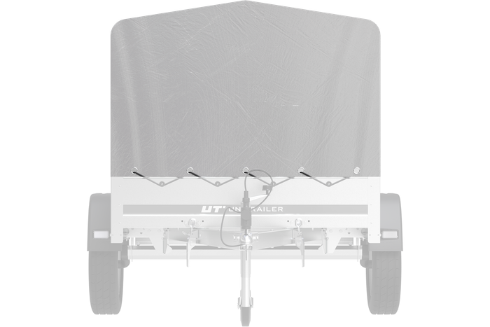 Κάλυμμα πλαισίου h-800 UNITRAILER μουσαμάς για τρέιλερ 200x125cm GARDEN 201 KIPP