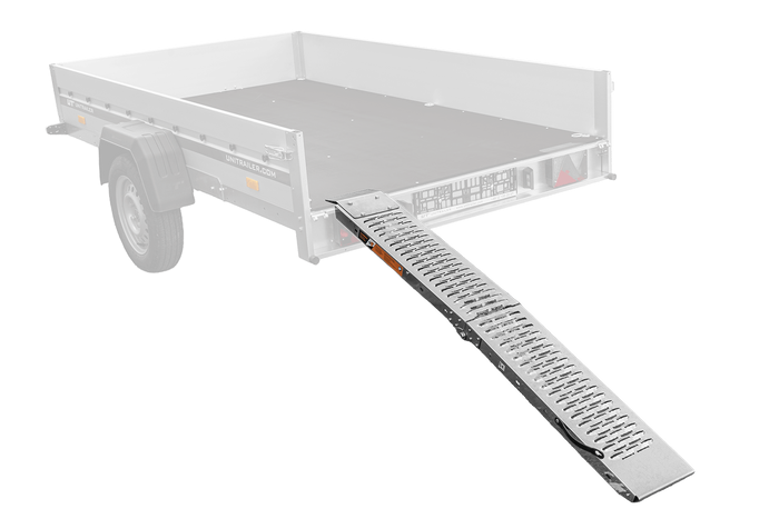 UNITRAILER ALR004 πτυσσόμενη ράμπα χάλυβα drive-on για ρυμουλκούμενο 170cm 227kg