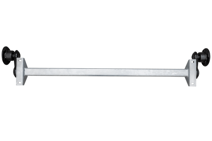 KNOTT VG7-L άξονας χωρίς φρένο για ρυμουλκούμενο 750kg 1260mm 1565mm 4x100