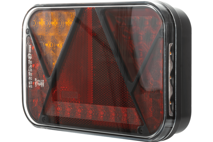 Σετ φώτων: Πίσω φώτα FRISTOM LED + πλευρικά φώτα σηματοδότησης LED HORPOL + καλωδίωση MANTES 5,2m 7PIN